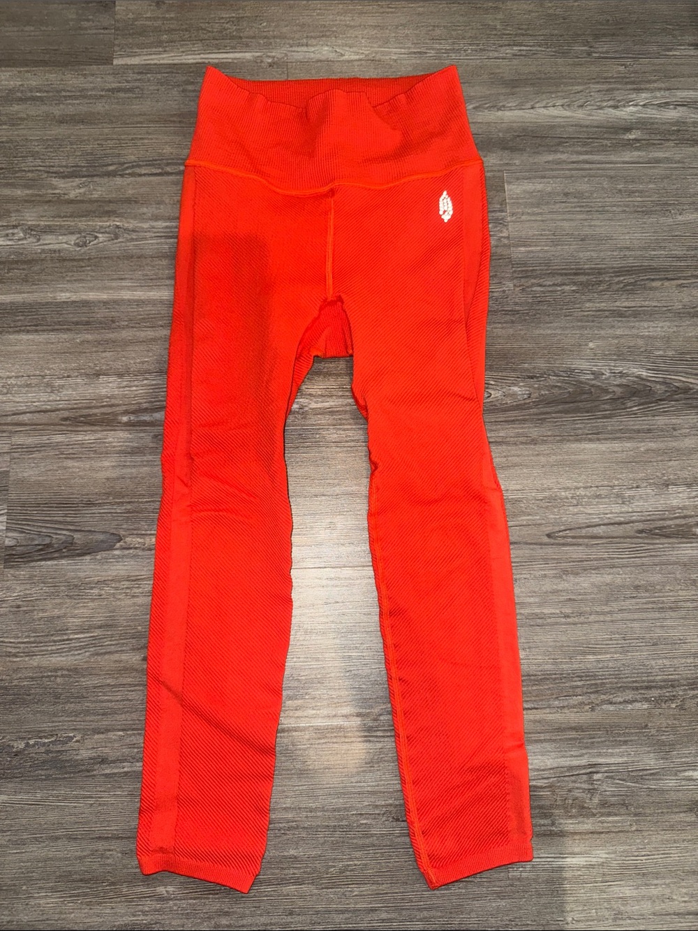 FP Movement by Free People Vibrant Orange-Red High-Waist Leggings